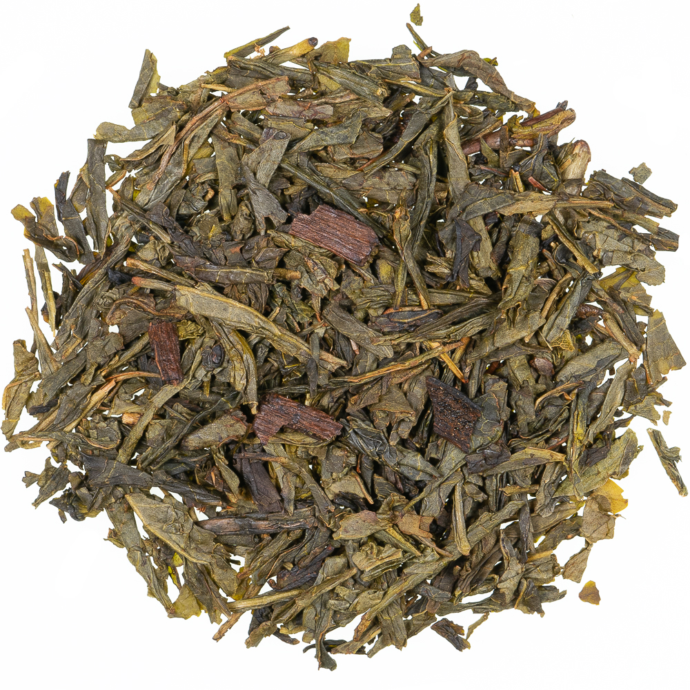 Vanille Sahne aromatisierte Grüntee Mischung