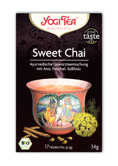 Sweet-Chai Yogi Tee Sweet Chai Aufgussbeutel bio
