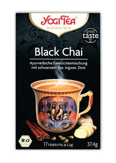 BlackChai Yogi Tee Black Chai Aufgussbeutel bio