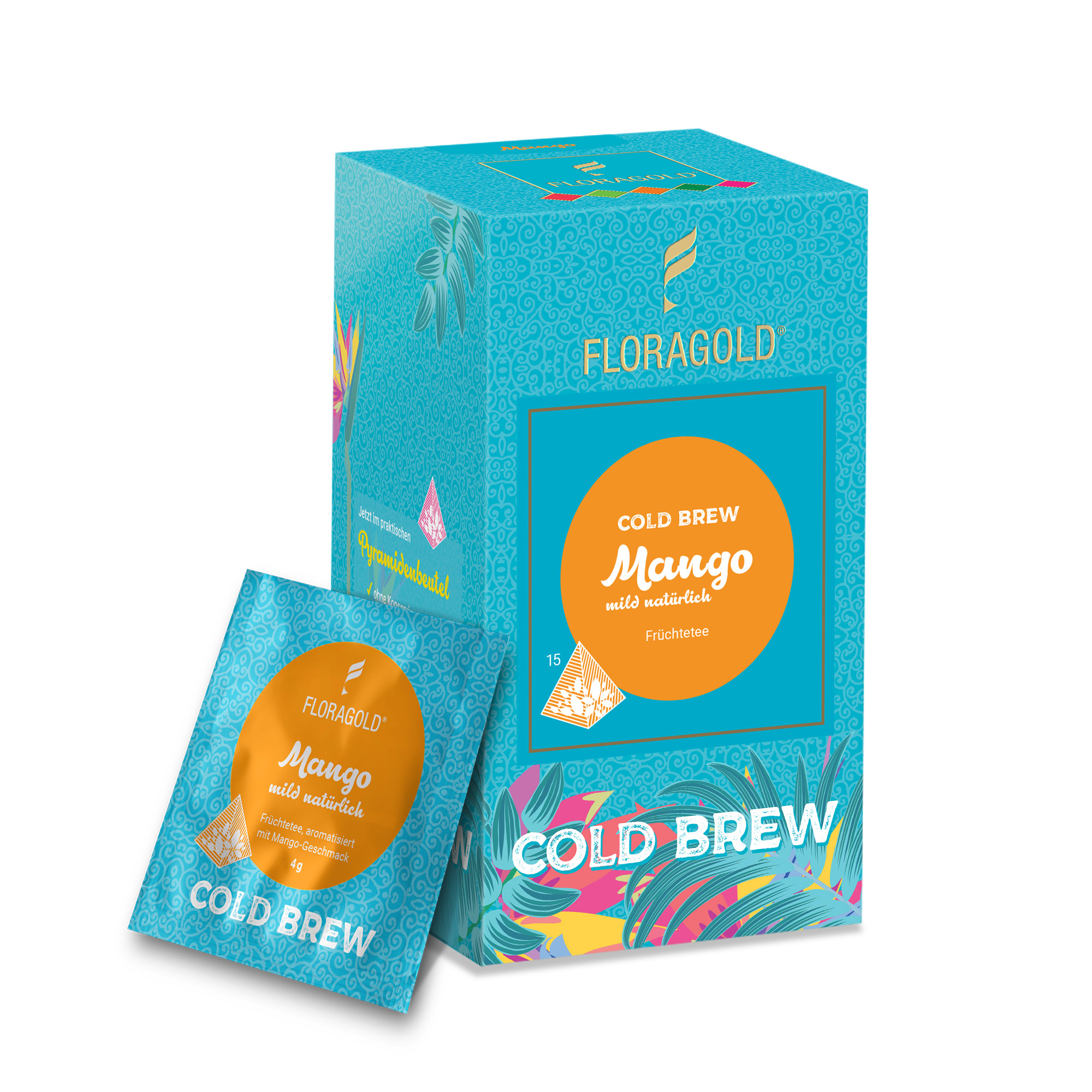 Cold Brew Früchtetee Mango Pyramidenbeutel Cold Brew Früchtetee Mango Pyramidenbeutel