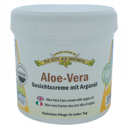 Aloe Vera Gesichtscreme mit Arganöl