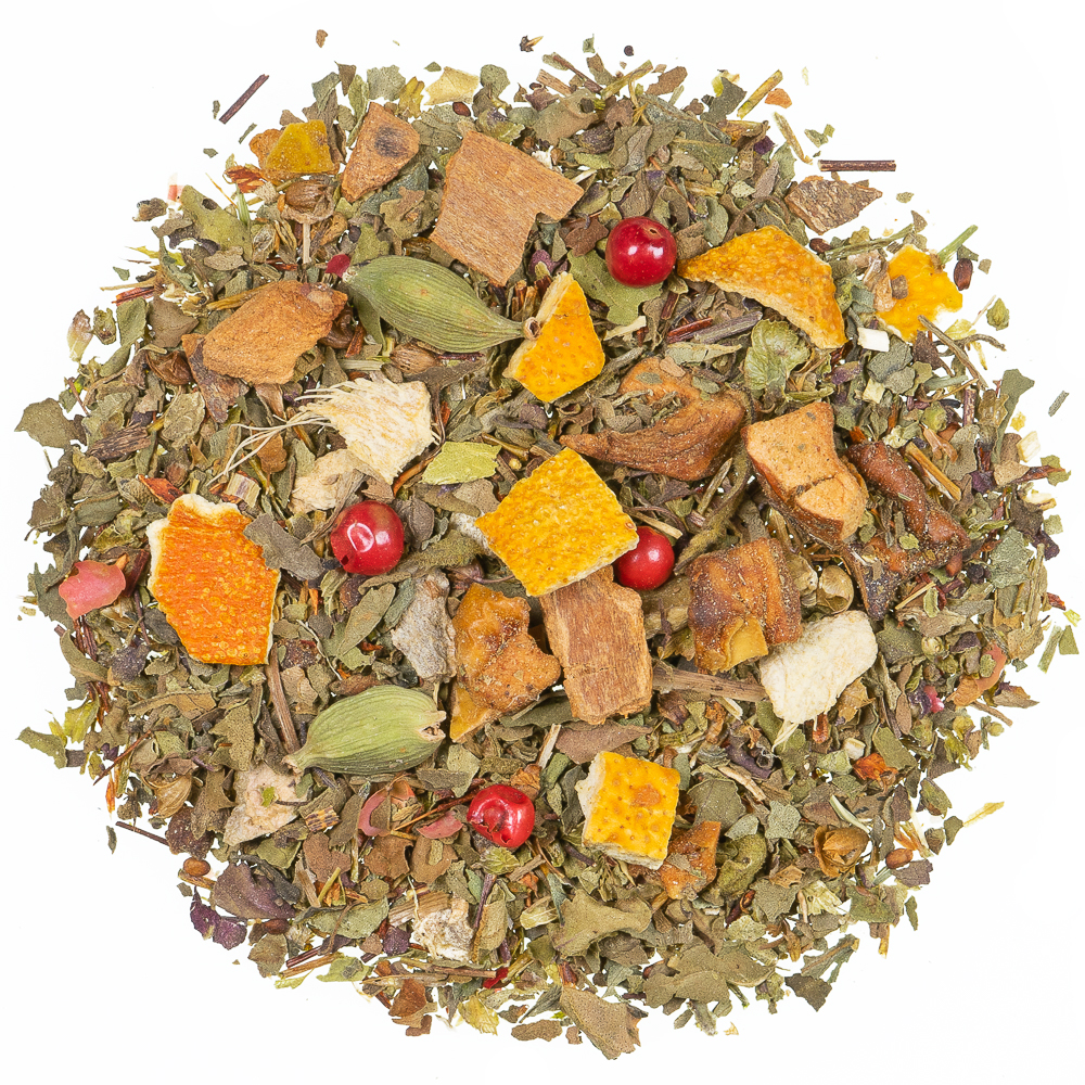 Tulsi Orange Ingwer Ayurvedischer Kräutertee
