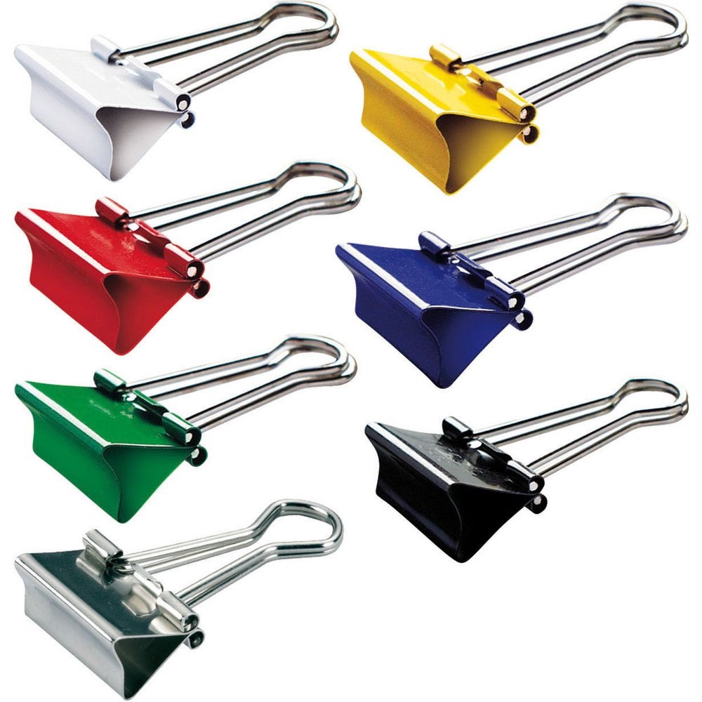 Mauly Maul Foldback Klammern 12 Stück