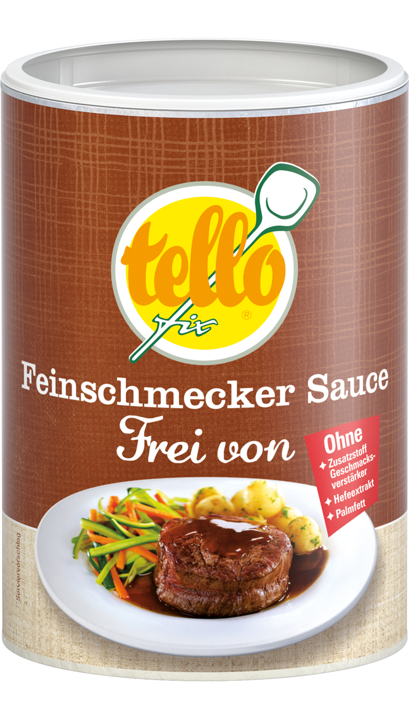 Tellofix Feinschmecker Sauce zu Braten Frei von Tellofix Feinschmecker Sauce zu Braten Frei von