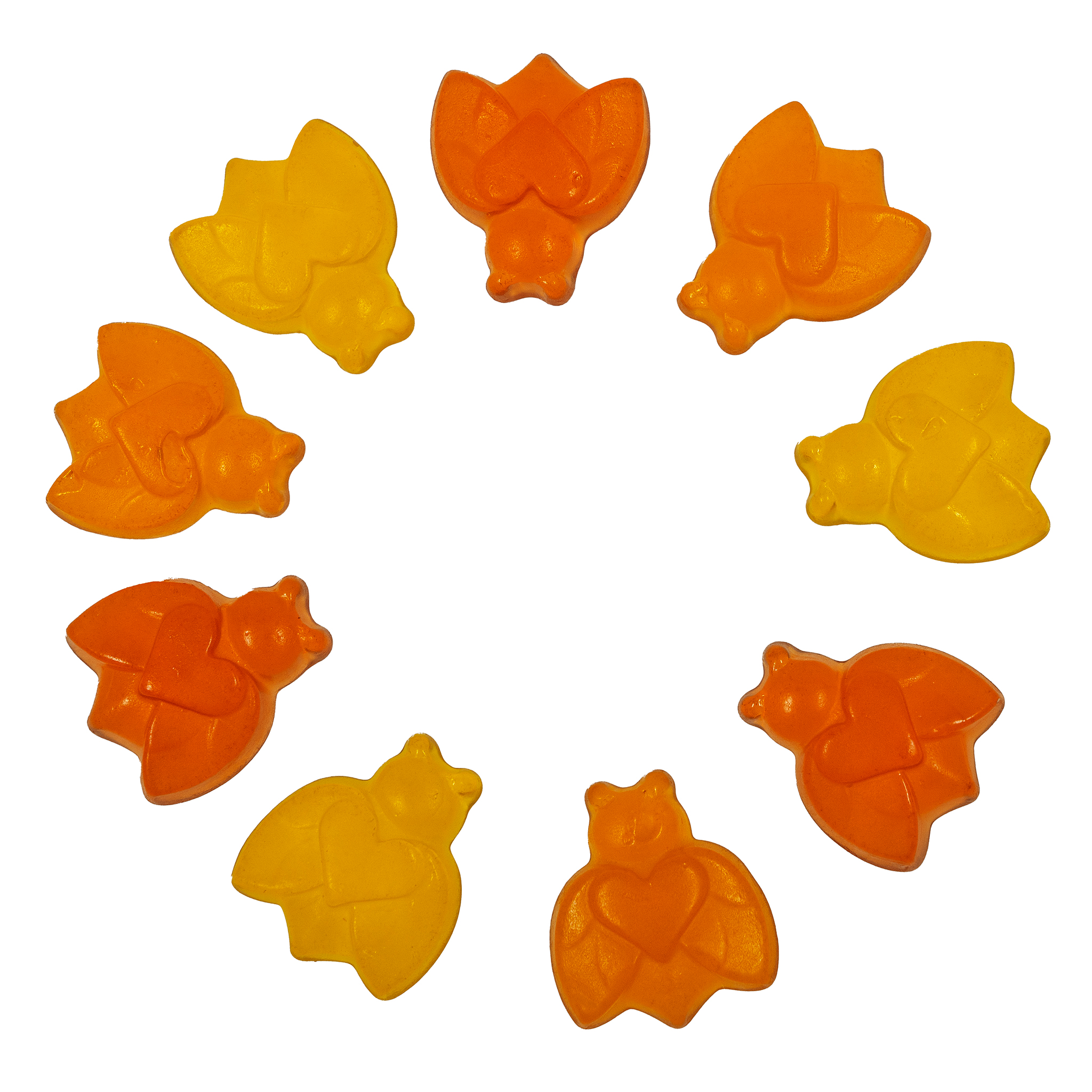 Honigbiene Honigbiene mit Herz