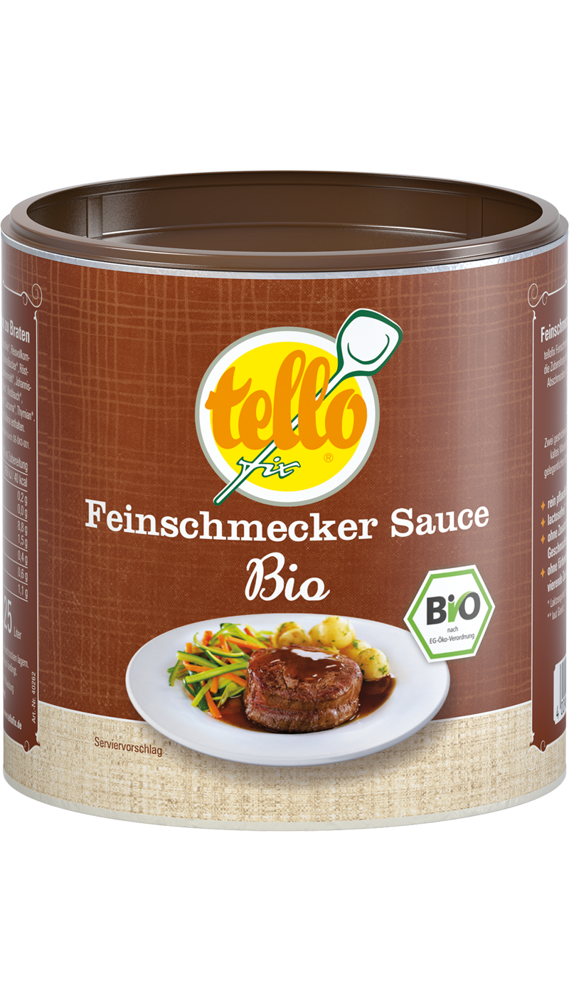 Tellofix Feinschmecker Sauce zu Braten Bio Tellofix Feinschmecker Sauce zu Braten Bio