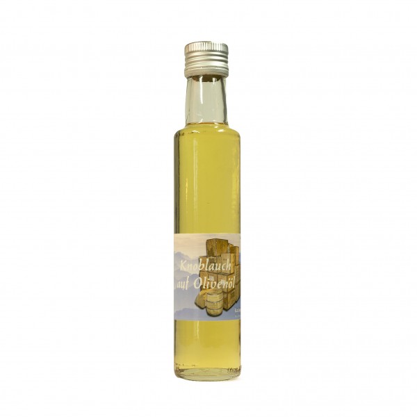 Knoblauch auf Olivenöl