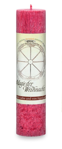 Magie der Weihnacht - Heilkräuter Kerze