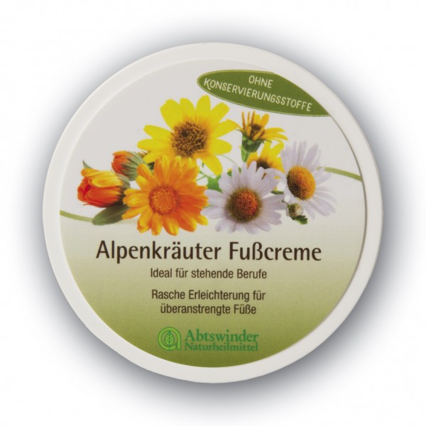 Alpenkräuter Fußcreme