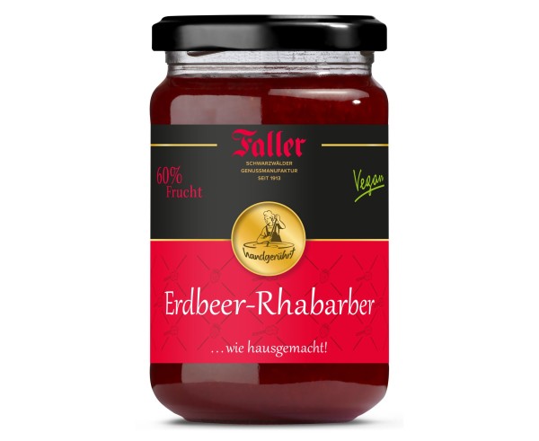 Erdbeer-Rhabarber Konfitüre extra